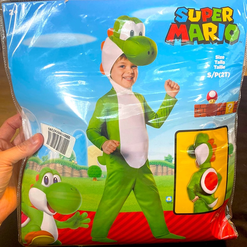 Super Mario Yoshi Costume 2T